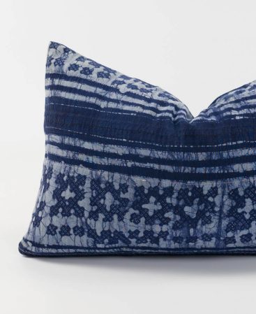 A close up view of vintage hill tribe textiles.