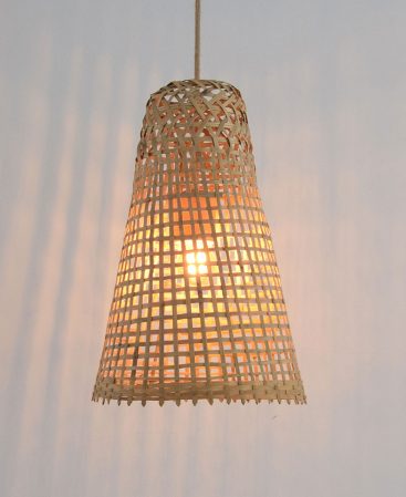 Bamboo Pendant Light Cone Shape