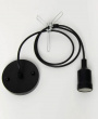 Black Pendant Cable Set - Ceiling Hardwired