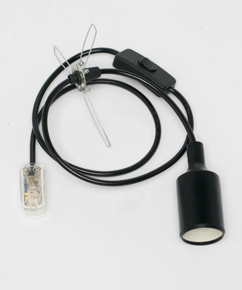 Black-Plug-Cable-Set-For-Pendant-Light
