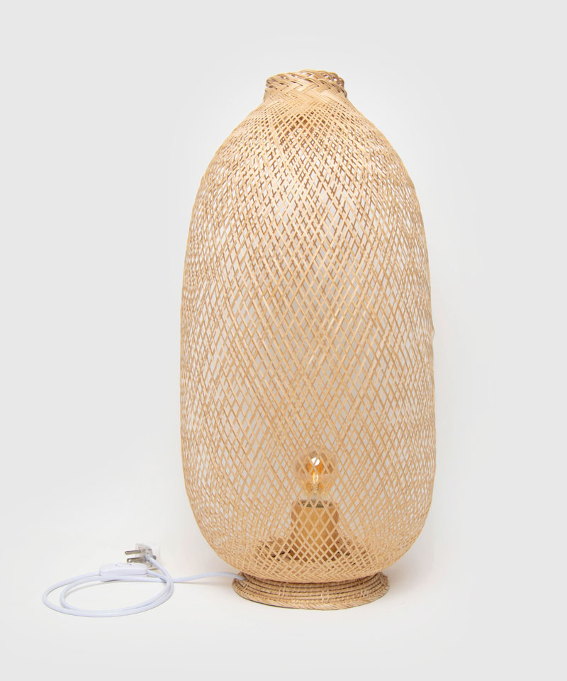 Classic-Thai-Bamboo-Fishing-Trap-Standing-Floor-Lamp