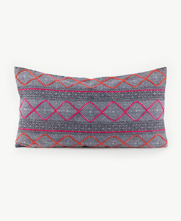 Colorful Batik Embroidery Hill Tribe Cushion