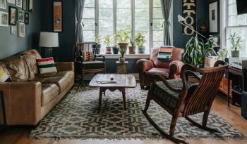 Ethnic and vintage furniture and design ideas for eclectic interiors.