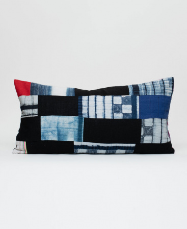 Hill Tribe Fabric Patchwork Throw Cushion / Various Sizes
