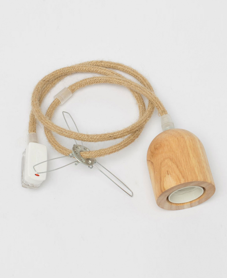 Natural-Rope-Wood-Plug-Cable-Set-For-Pendant-Light