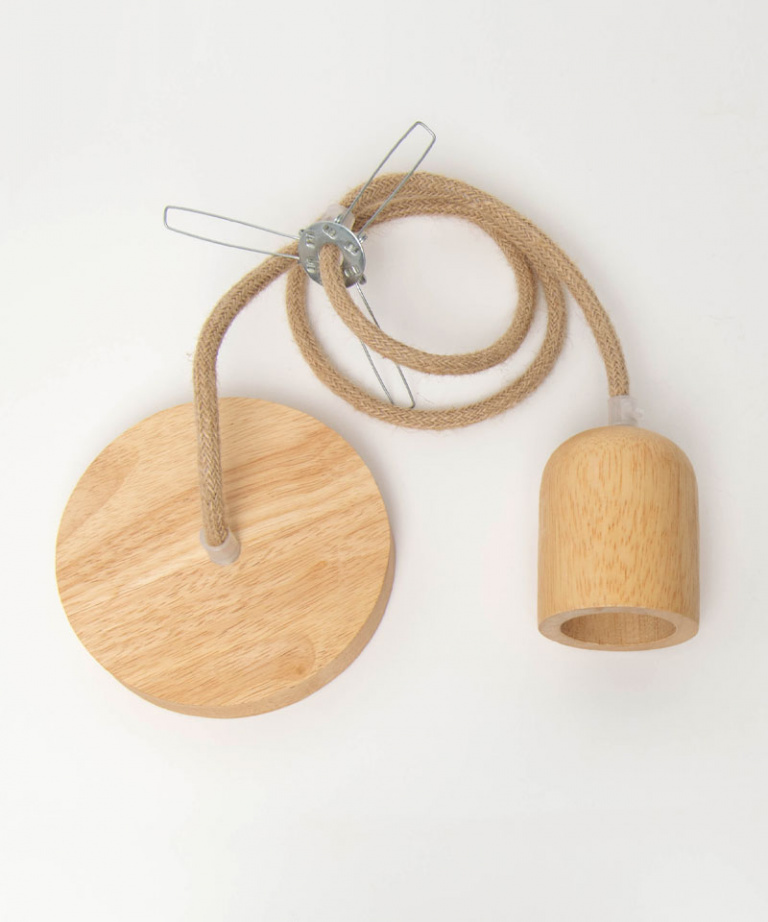 Lanna Passa - Rustic Drop Cocoon Bamboo Pendant Light