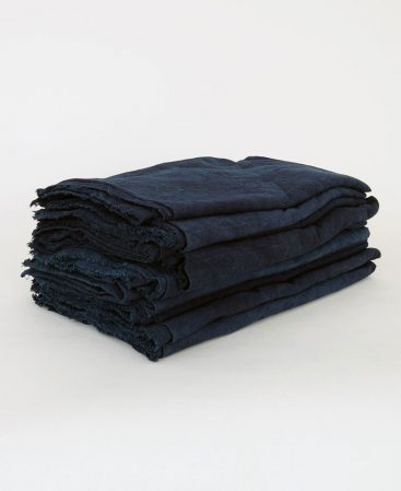 Pure Indigo Dyed Sheet Fabric Plant Hill Tribe Hmong