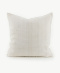 Rare Vintage Hill Tribe Indigo White Hemp Throw Pillow
