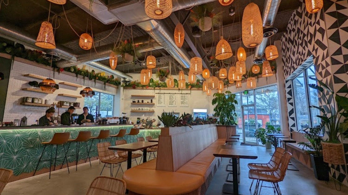 Restaurant Coffee Shop Lighting Project Wild Concepts Bamboo Pendants