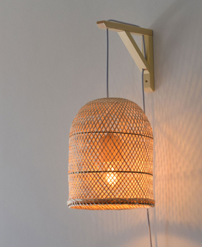 Rustic-Wall-Hanging-Woven-bamboo-Pendant-Light