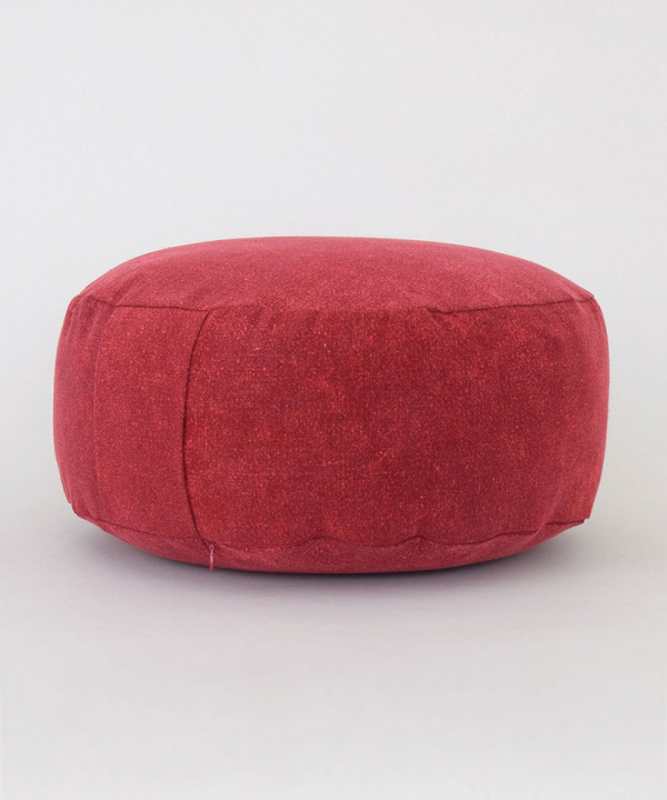 Golden Brown Stonewash Cotton Organic Kapok Filled Zafu Floor Cushion