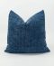 Stonewash style cushion cover with a block texture design.