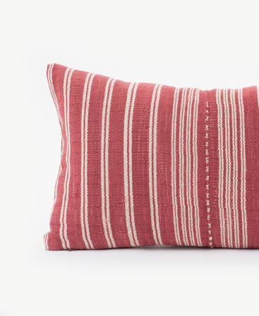 Striped Woven Cotton Hill Tribe Cushion