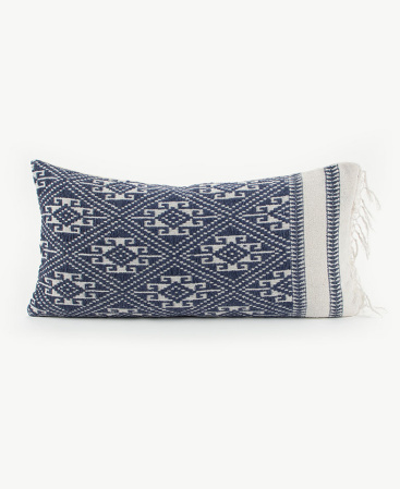 Tai Lu Hill Tribe Kilim Style Handwoven Geometric Cushion