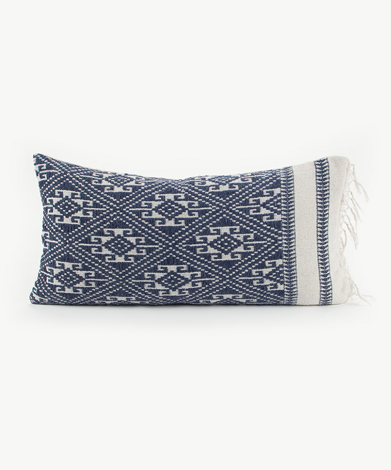 Tai Lu Hill Tribe Kilim Style Handwoven Geometric Cushion
