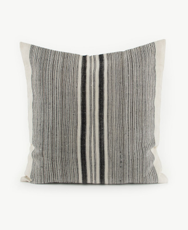 Vintage Hill Tribe Hemp & Cotton Striped Throw Cushion