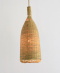 Lanna Passa - Rustic Drop Cocoon Bamboo Pendant Light
