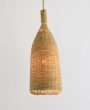 Lanna Passa - Rustic Drop Cocoon Bamboo Pendant Light